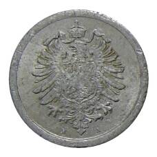 Монета 1 пфенниг 1917 года А Германия (реверс)