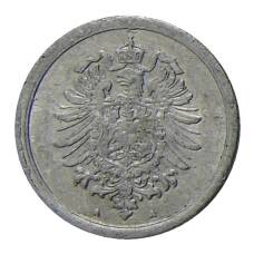 Монета 1 пфенниг 1917 года А Германия (реверс)