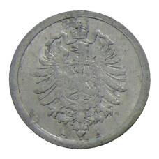 Монета 1 пфенниг 1917 года А Германия (реверс)