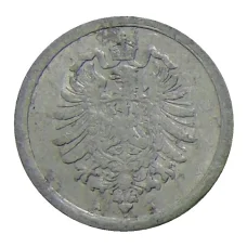 Монета 1 пфенниг 1917 года А Германия (реверс)