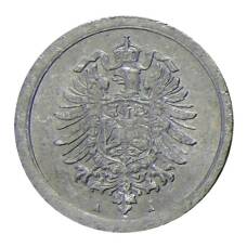 Монета 1 пфенниг 1917 года А Германия (реверс)