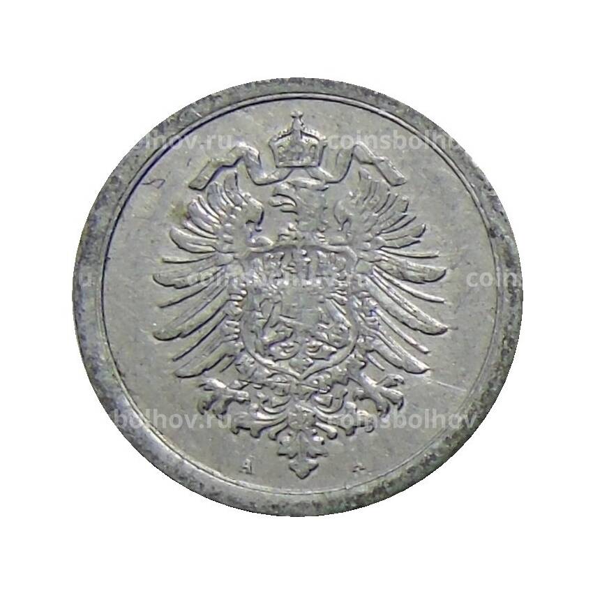 Монета 1 пфенниг 1917 года А Германия (вид 2)