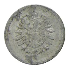 Монета 1 пфенниг 1917 года А Германия (реверс)