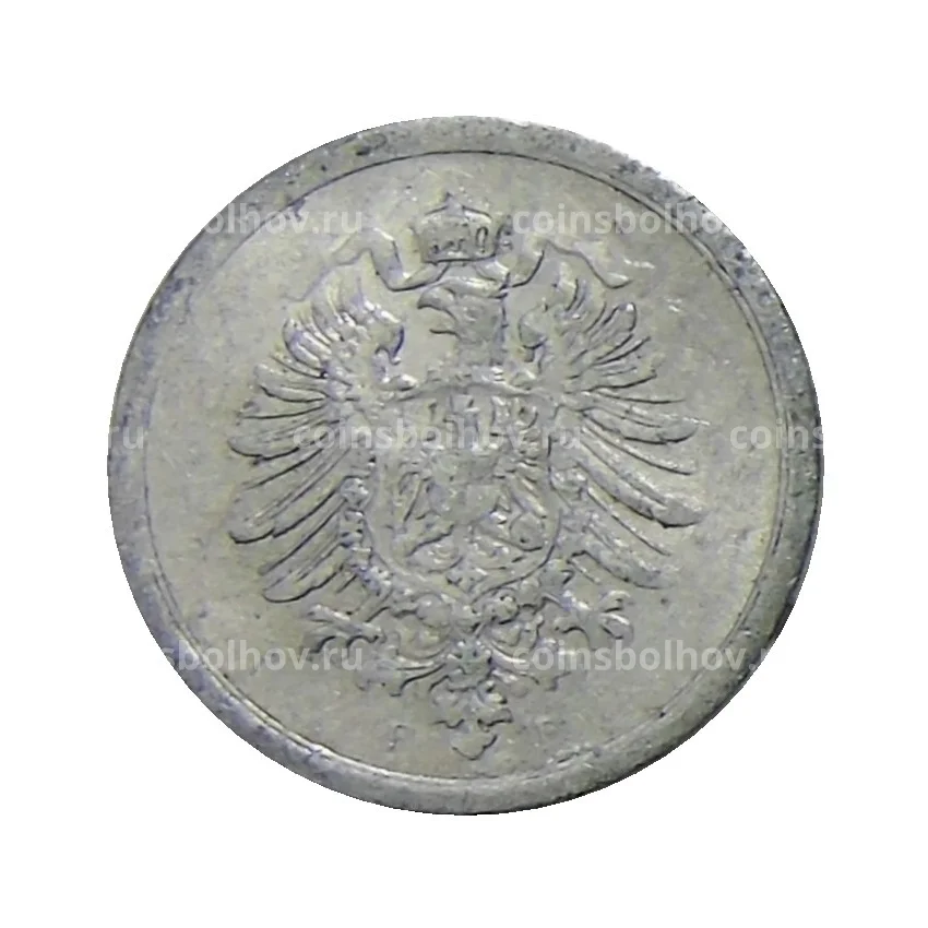 Монета 1 пфенниг 1917 года F Германия (вид 2)