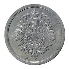 Монета 1 пфенниг 1917 года А Германия (реверс)