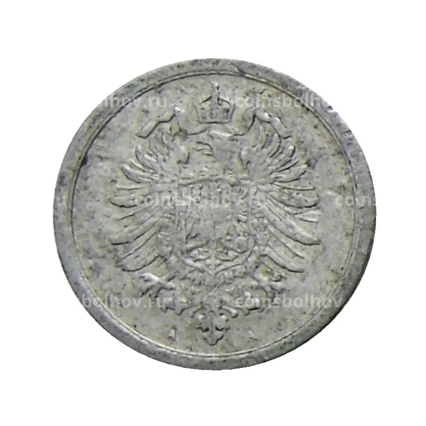 Монета 1 пфенниг 1917 года А Германия (вид 2)