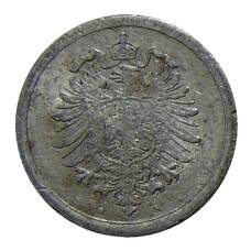 Монета 1 пфенниг 1917 года А Германия (реверс)