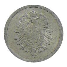 Монета 1 пфенниг 1917 года F Германия (реверс)