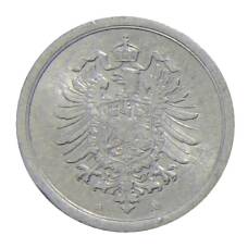 Монета 1 пфенниг 1917 года А Германия (реверс)