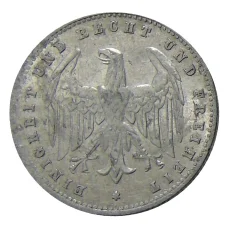 Монета 200 марок 1923 года А Германия (реверс)