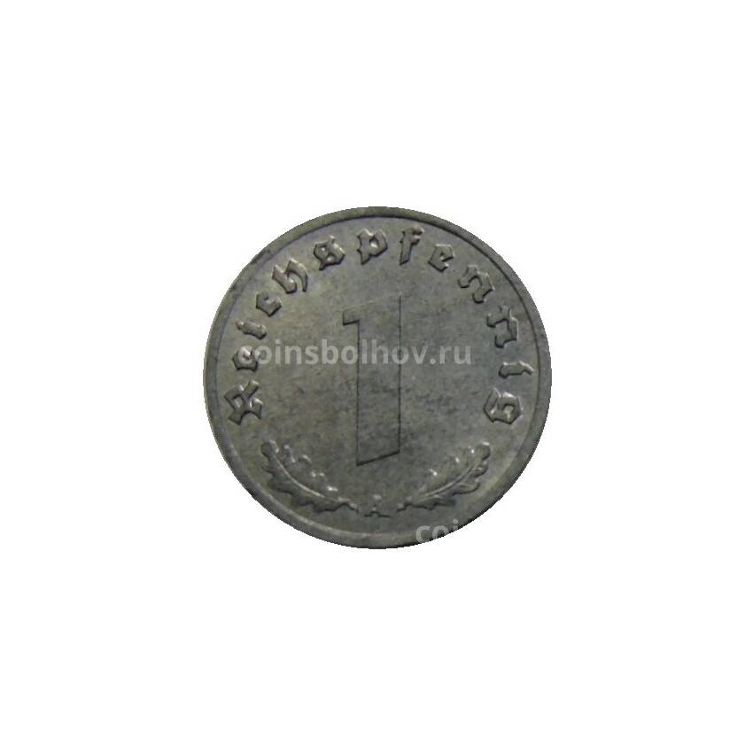 Монета 1 рейхспфенниг 1944 года А Германия (вид 2)