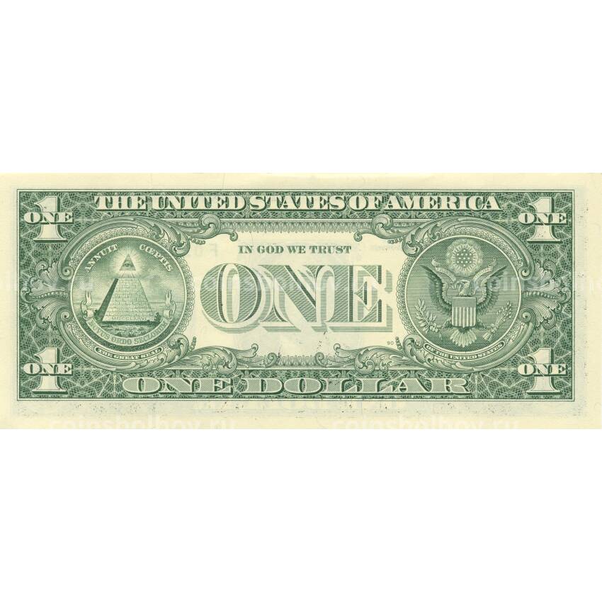 Банкнота 1 доллар 2013 года США (вид 2)