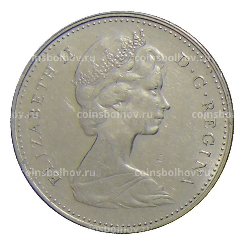 Монета 10 центов 1968 года Канада (вид 2)