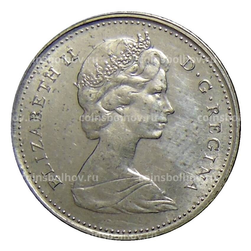Монета 10 центов 1972 года Канада (вид 2)