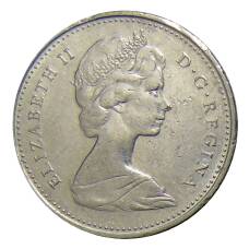 Монета 10 центов 1975 года Канада (реверс)