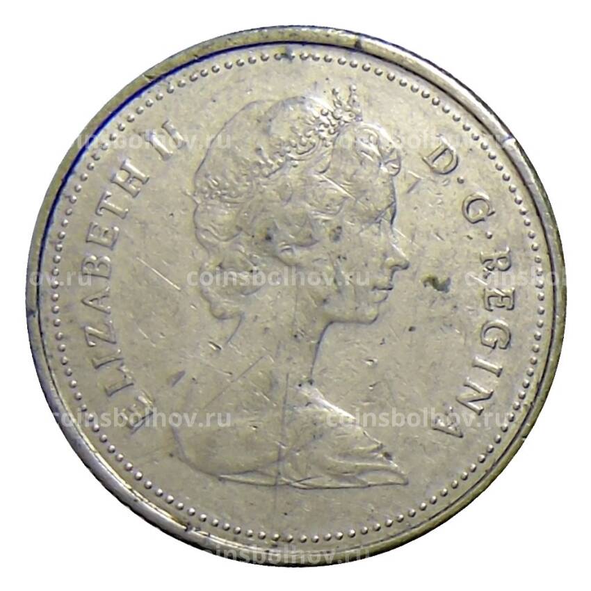 Монета 10 центов 1982 года Канада (вид 2)