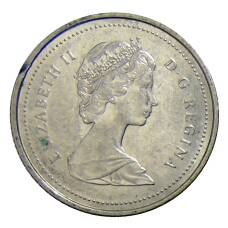 Монета 10 центов 1986 года Канада (реверс)