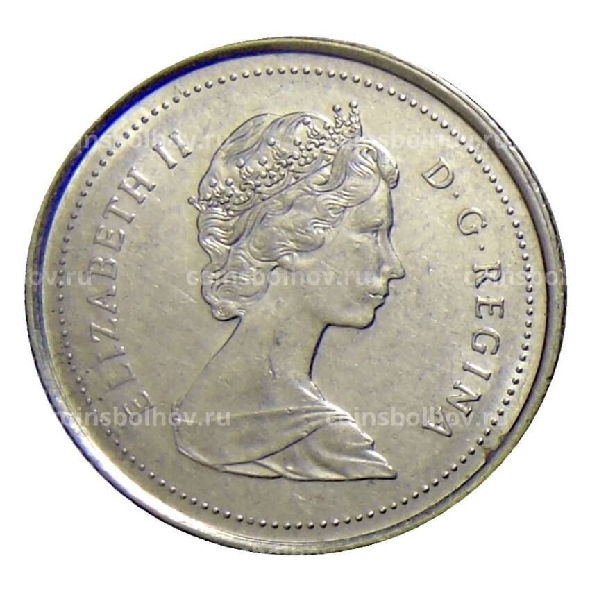 Монета 10 центов 1987 года Канада (вид 2)