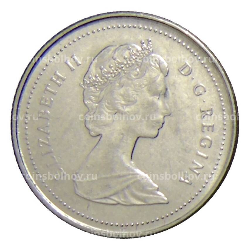 Монета 10 центов 1988 года Канада (вид 2)