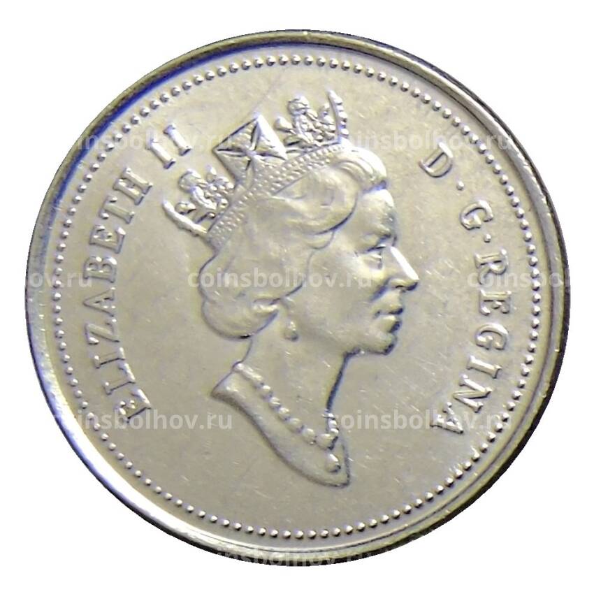 Монета 10 центов 1993 года Канада (вид 2)