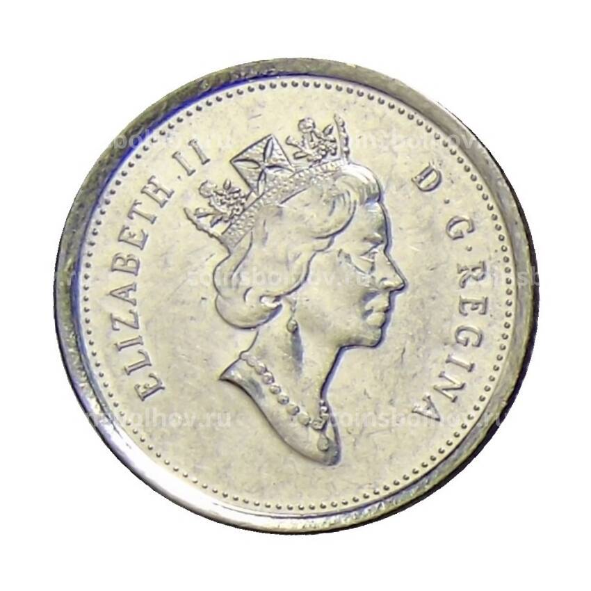 Монета 10 центов 1998 года Канада (вид 2)