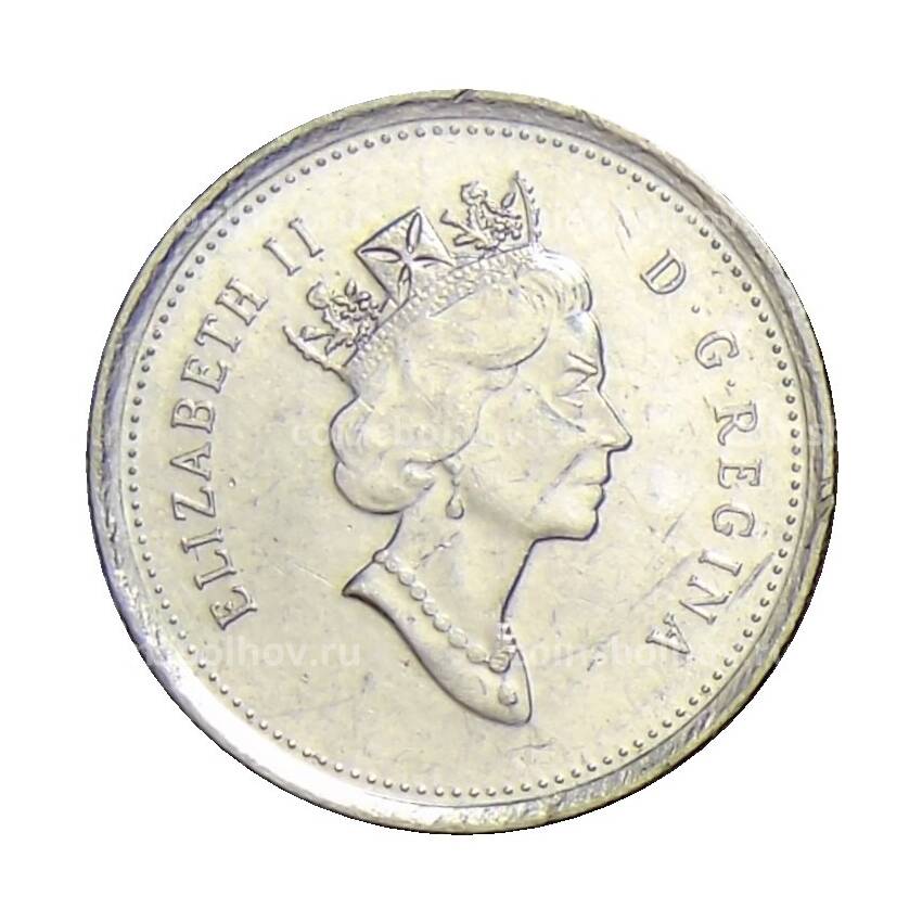 Монета 10 центов 1999 года Канада (вид 2)