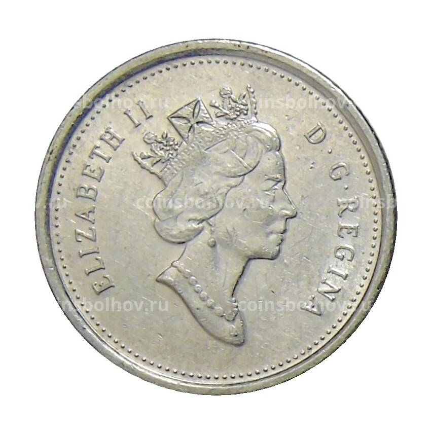 Монета 10 центов 2000 года Канада (вид 2)