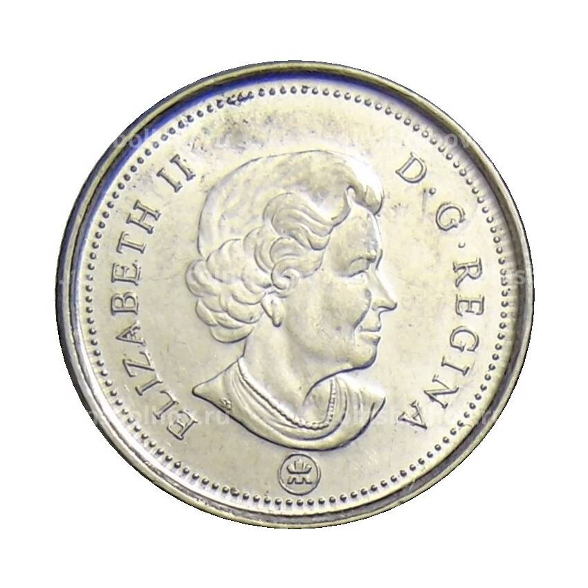 Монета 10 центов 2006 года Канада (вид 2)