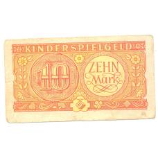 Банкнота Игровые деньги 10 марок Германия (аверс)
