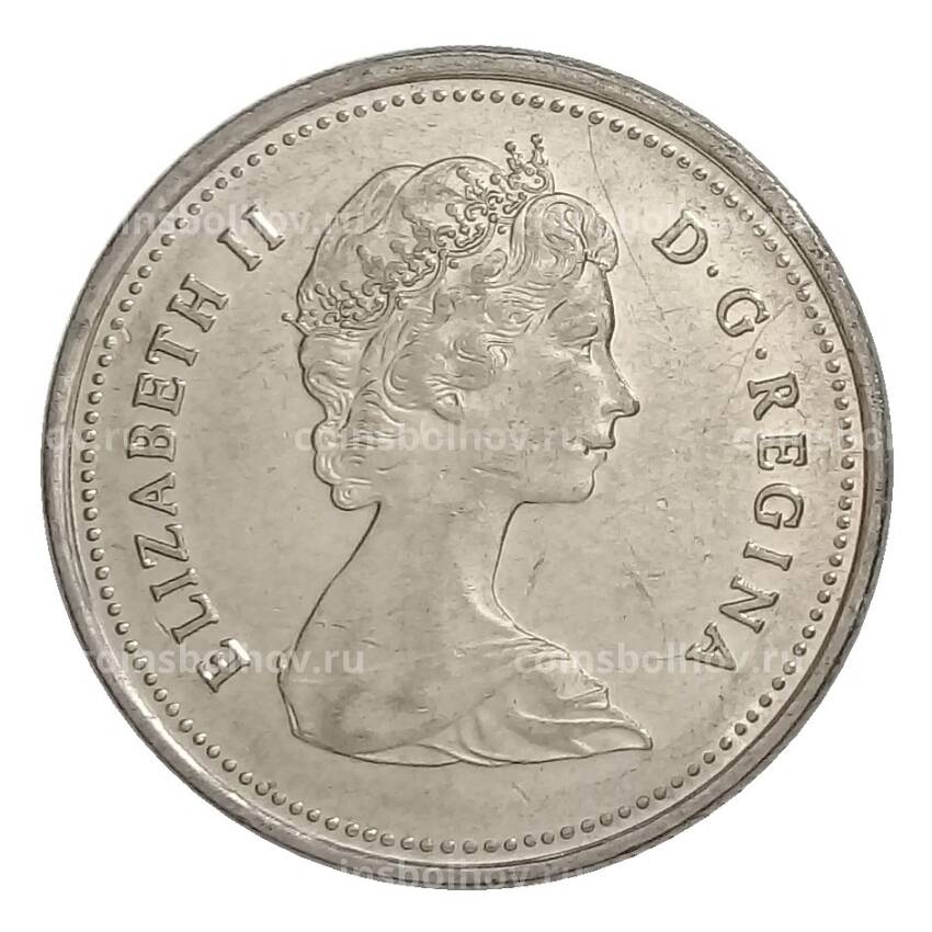 Монета 25 центов 1984 года Канада (вид 2)