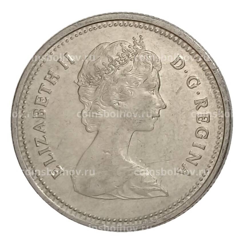 Монета 25 центов 1985 года Канада (вид 2)