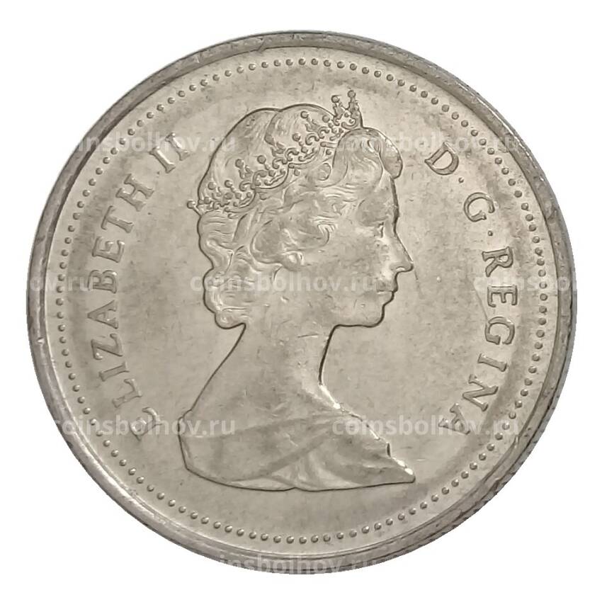 Монета 25 центов 1988 года Канада (вид 2)