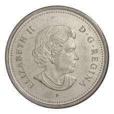 Монета 25 центов 2004 года Канада (реверс)