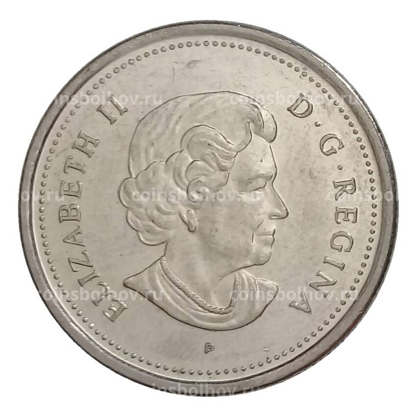 Монета 25 центов 2004 года Канада (вид 2)