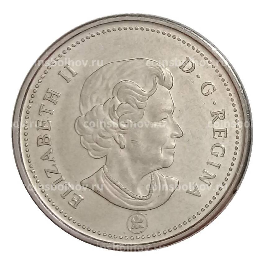 Монета 25 центов 2006 года Канада (вид 2)