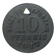 Монета 10 пфеннигов 1917 года Германия — Нотгельд — Франкфурт на Майне (аверс)