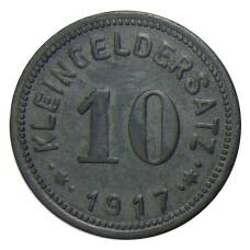 Монета 10 пфеннигов 1917 года Германия — Нотгельд — Айслебен (реверс)