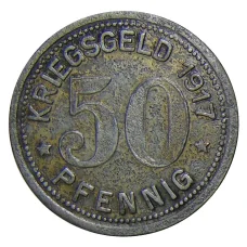 Монета 50 пфеннигов 1917 года  Германия — Нотгельд — Графрат (реверс)