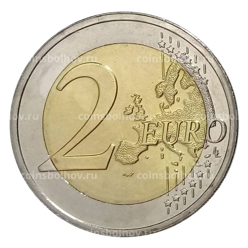 Монета 2 евро 2012 года Люксембург — 10 лет евро наличными (вид 2)