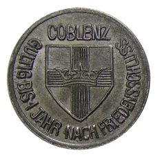 Монета 10 пфеннигов 1918 года Германия — Нотгельд — Кобленц (аверс)