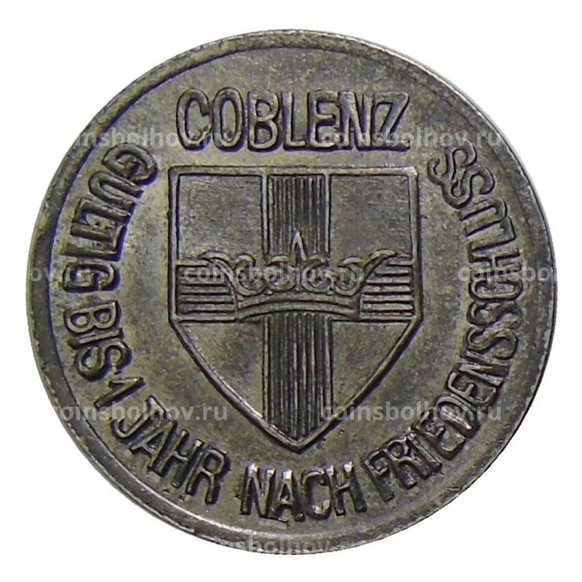 Монета 10 пфеннигов 1918 года Германия — Нотгельд — Кобленц