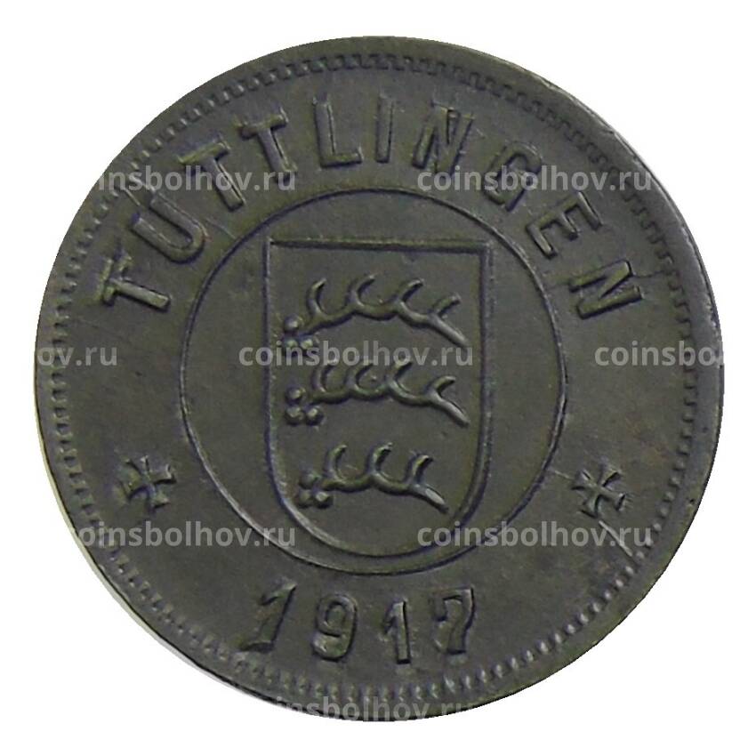 Монета 10 пфеннигов 1917 года Германия Нотгельд — Тутлинген