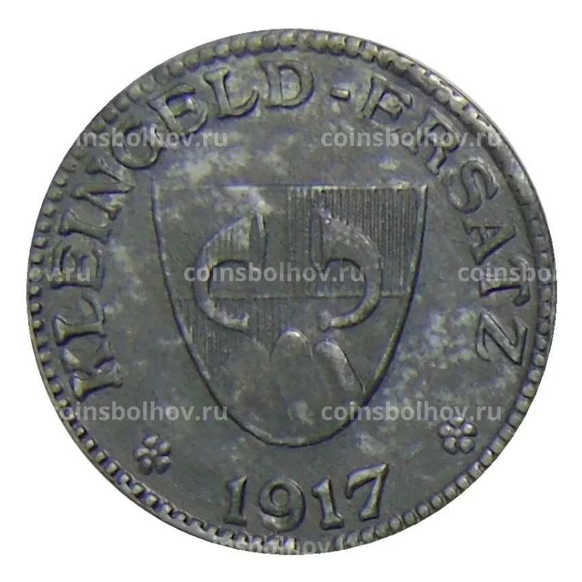 Монета 10 пфеннигов 1917 года Германия Нотгельд — Триберг