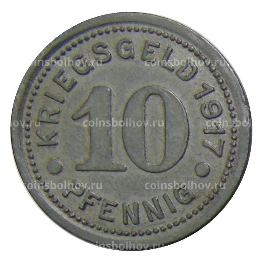 Монета 10 пфеннигов 1917 года Германия Нотгельд — Штеркраде (вид 2)