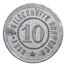 Монета 10 пфеннигов  Германия Нотгельд — Браубах (аверс)