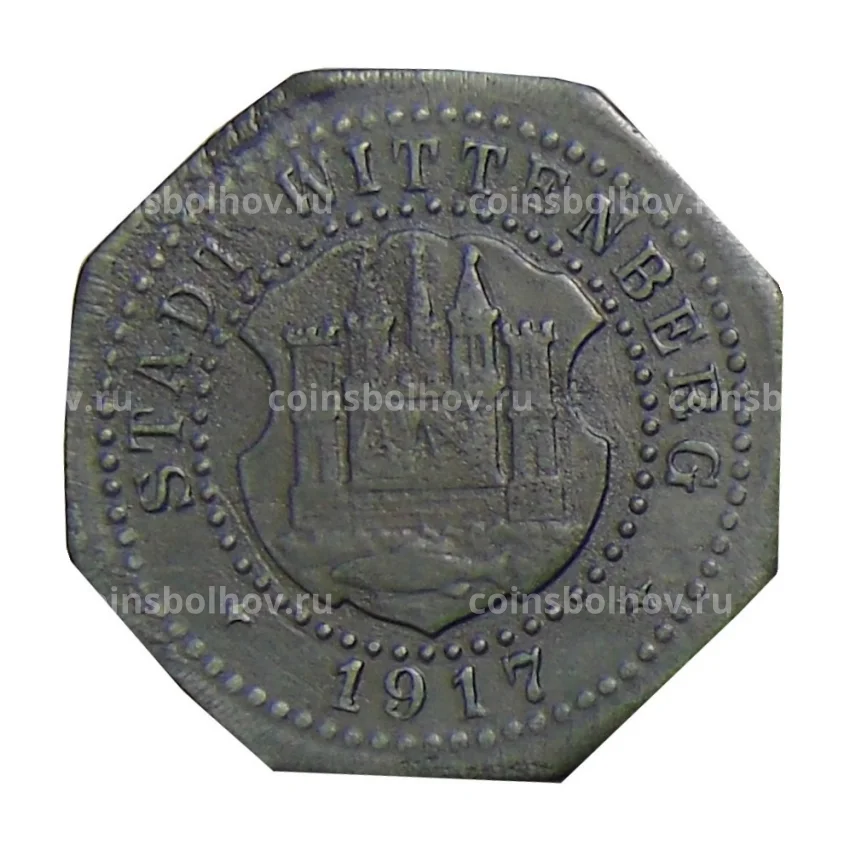 Монета 10 пфеннигов 1917 года Германия  — Нотгельд — Виттенберг