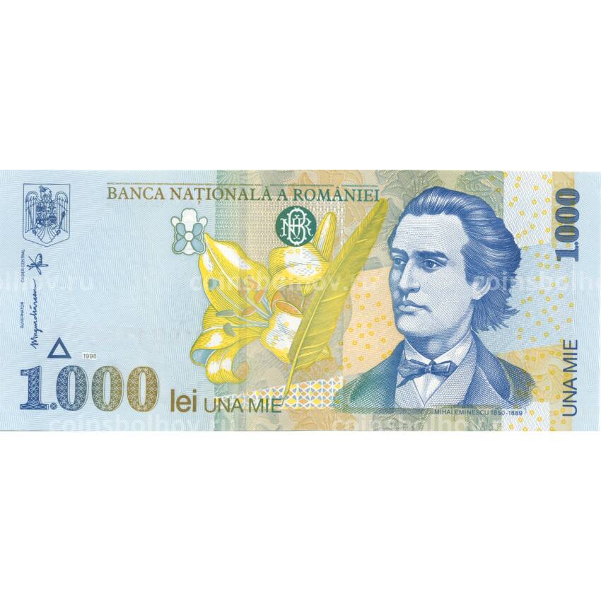 Банкнота 1000 лей 1998 года Румыния
