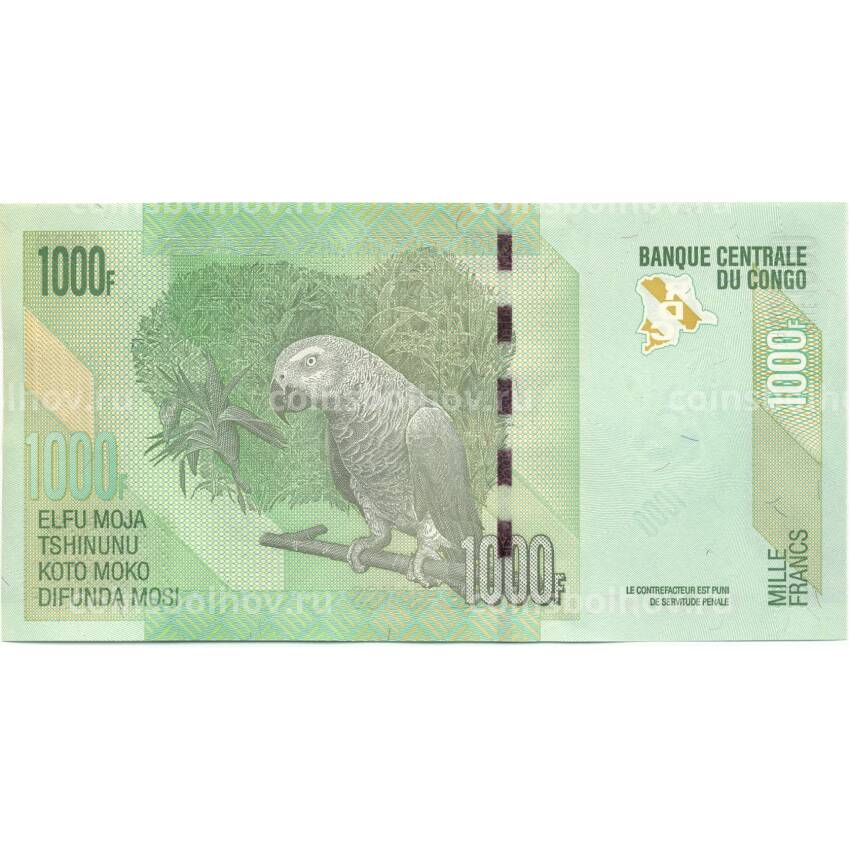 Банкнота 1000 франков 2013 года Конго (вид 2)