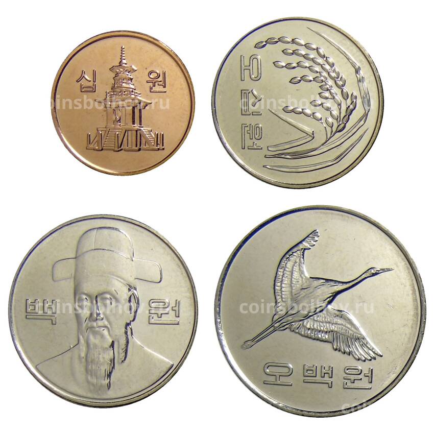 Набор монет  Южная Корея (вид 2)