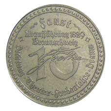 Жетон «Иоган Вольфанг фон Гете 1749-1832 — Фауст» Германия (вид 2)